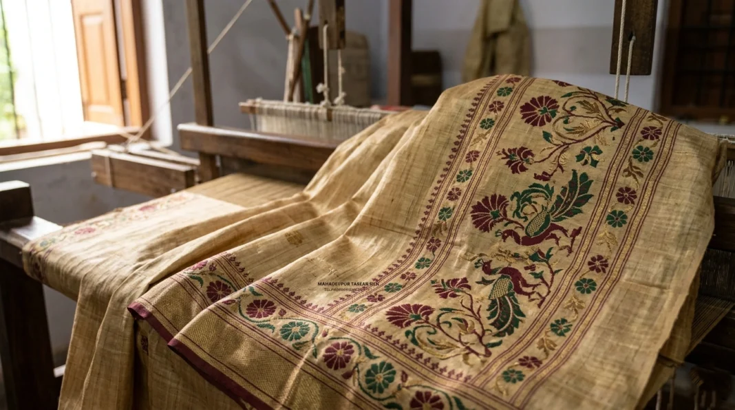 Mahadevpur Tassar Silk Saree