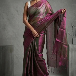 Onion Red Raaga Tissue Saree